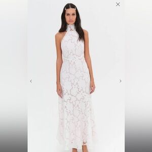 For Love And Lemons White Lace Maxi Dress